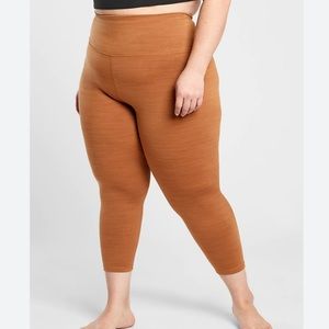 Athleta Elation Space Dye 7/8 Tight 2X Seina Beige